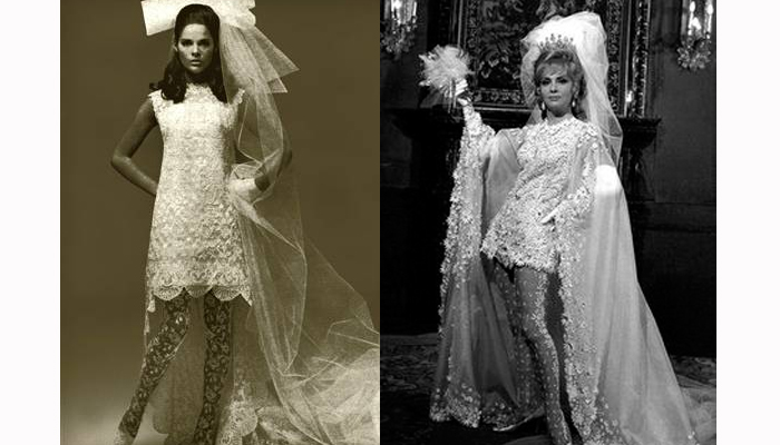 vestido noiva anos 60