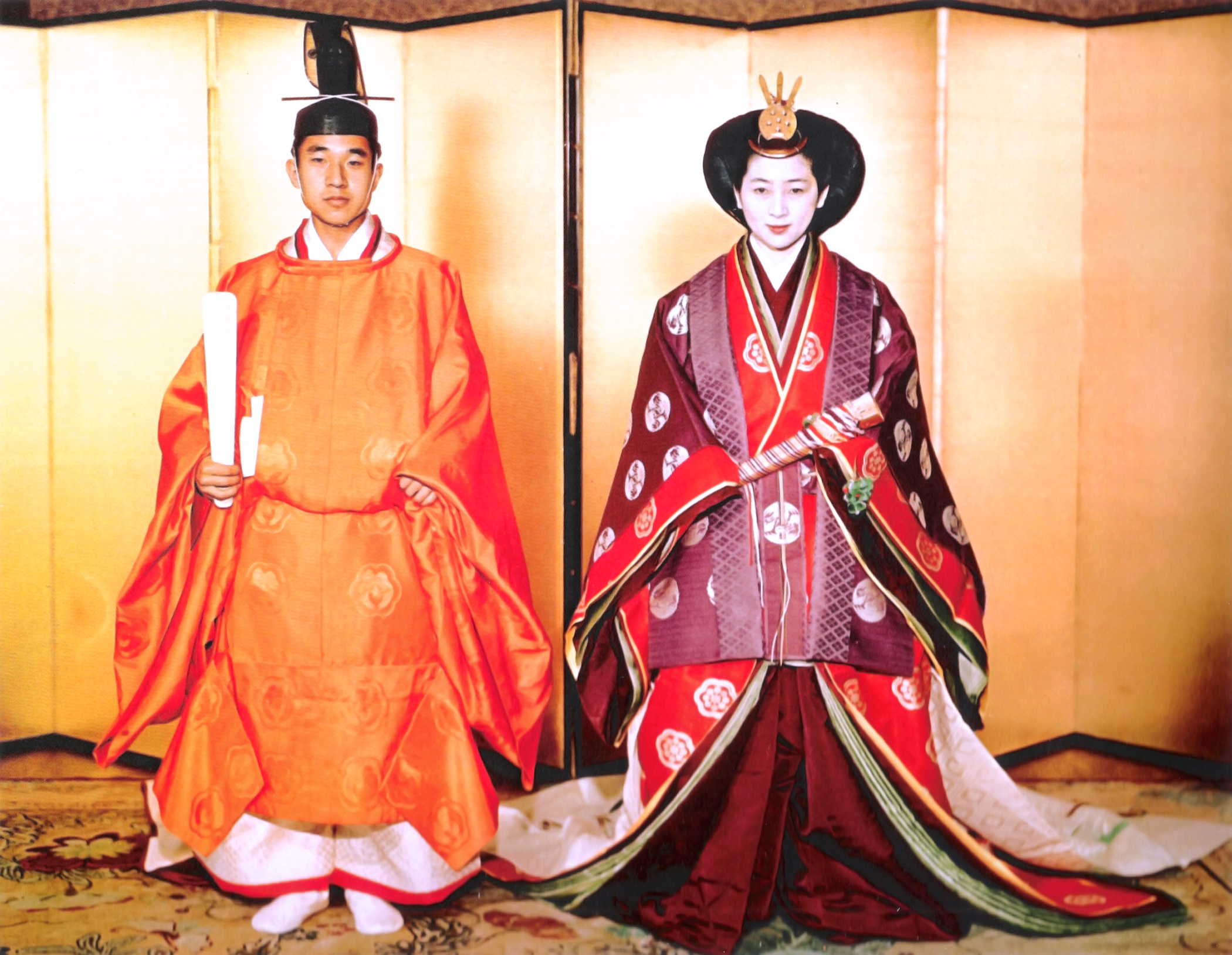 blogModacad-kimonos-olimpiadas--Sokutai-Crown_Prince_Akihito_-_Michiko_Shoda_Wedding_1959-4